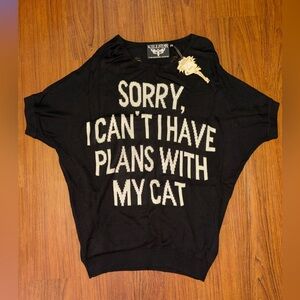 Killstar oversized short sleeve knit sweater